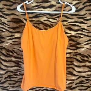 Bright Orange Spaghetti Strap Camisole